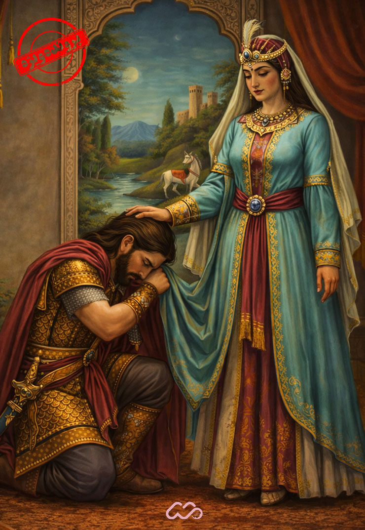 تهمینه همسر رستم و مادر سهراب